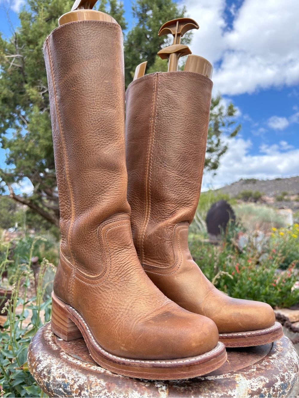FRYE 🇺🇸 14L Campus Boots Bronzed - Picture 7 of 16